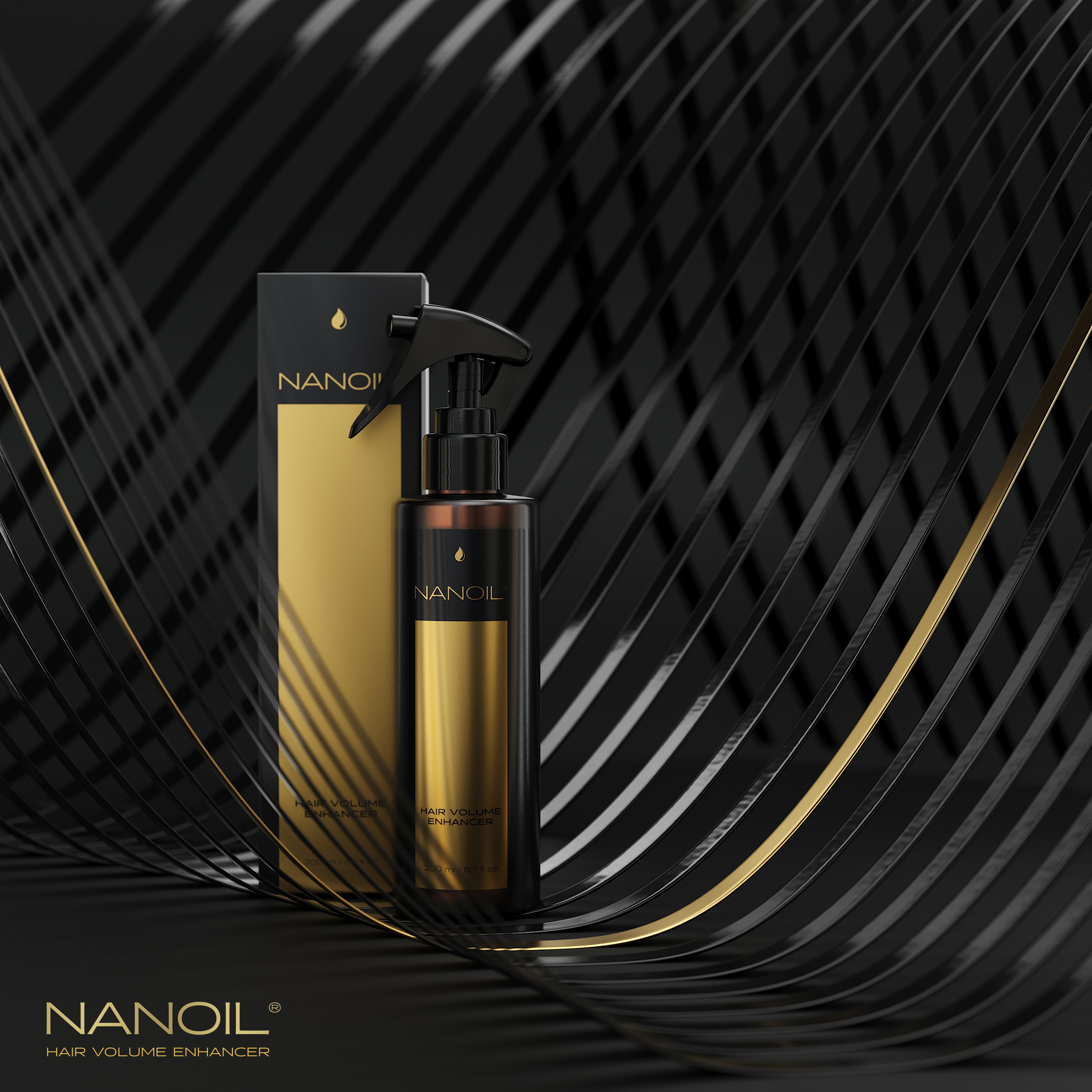 Nanoil Volumenspray für Haare