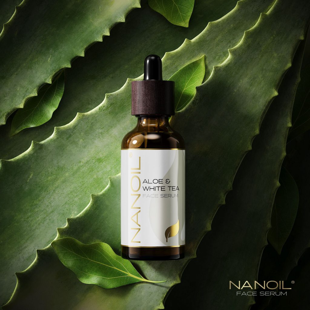 nanoil aloe and white tea gesichtsserum